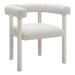 Orren Ellis Charnock Patio Dining Armchair Metal in White | 28 H x 26 W x 23.6 D in | Wayfair 1D1DC971FE7E4532B81687D2EF6D7550