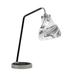 Ivy Bronx Guerrini Stainless Steel Desk Lamp Glass in Gray/Black | 16.5 H x 6.25 W x 6.25 D in | Wayfair EE81B09B356E4F2DB6DACC5D99C96E28