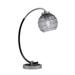 Brayden Studio® Bretas Stainless Steel Desk Lamp Glass in Gray/Black | 18.25 H x 6 W x 6 D in | Wayfair 8E2C9A7EF87B4BCAA849F16C63F81B02