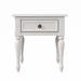 Charlton Home® Clemmon Nightstand Wood in Brown/White | 25.4 H x 24 W x 16.1 D in | Wayfair 5A5AB2316AB0402384CF0F67F8D04230