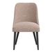 AllModern Gallie Solid Wood Chair Upholstered in Black/Brown | 33 H x 20 W x 24 D in | Wayfair 5704BC5FBCE04BD4A5346B36421B5308
