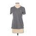 Adidas Active T-Shirt: Gray Activewear - Women's Size Small