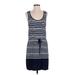 Olive and Oak Casual Dress Scoop Neck Sleeveless: Blue Stripes Dresses - Women's Size Small