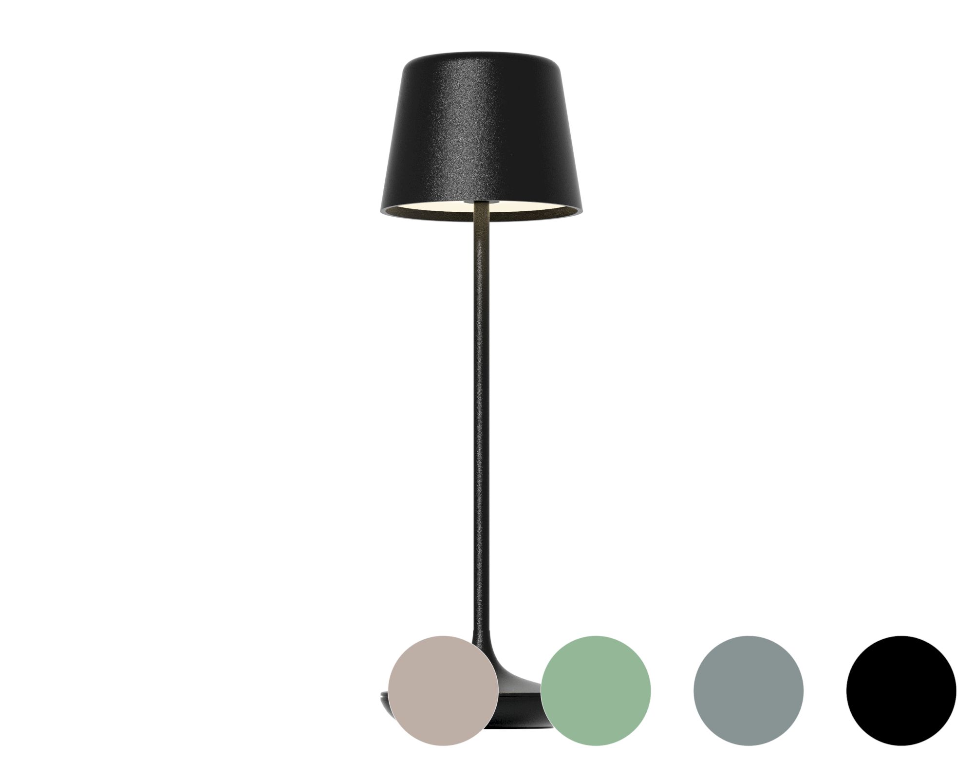 Sompex »Bari« Leonardo RGB-Akkutischleuchte grau Image