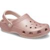 Hausschuh CROCS "Classic Glitter Clog, Badesandale", Damen, Gr. 42, rosa (rosa glitter), Croslite, Glitzer, modisch, Schuhe, Sommerschuh, Schlappen, Schlupfschuh mit Glitzer verziert