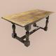 Rustic 17th Century Style Solid Oak Refectory Dining Table FREE UK