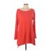 Maeve by Anthropologie Casual Dress - Shift: Orange Solid Dresses - Women's Size Large