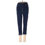 Citizens of Humanity Jeans - High Rise Skinny Leg Cropped: Blue Bottoms - Women's Size 24 - Dark Wash