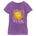 Girl's Youth Mad Engine Purple Wish I'm a Star Graphic T-Shirt