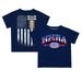 Infant Vive La Fete Navy NHRA American Flag T-Shirt