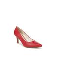 Wide Width Women's Sevyn Pumps by LifeStride in Red Faux Leather (Size 8 1/2 W)