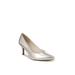 Wide Width Women's Sevyn Pumps by LifeStride in Silver Faux Leather (Size 7 1/2 W)