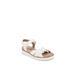 Wide Width Women's Zuri Sandal by LifeStride in White Fabric (Size 6 1/2 W)