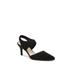 Women's Sindie Slingback by LifeStride in Black Fabric (Size 6 M)