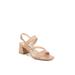 Women's Celia Sandal by LifeStride in Beige Faux Leather (Size 5 M)