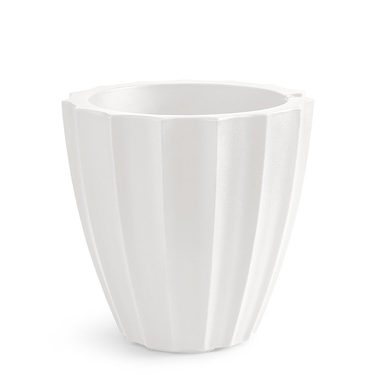 Selma Easy-Care Pot Planters - White - Grandin Road
