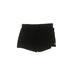 Reebok Athletic Shorts: Black Print Activewear - Women's Size Large