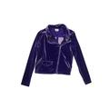 D-Signed Jacket: Purple Print Jackets & Outerwear - Kids Girl's Size 14