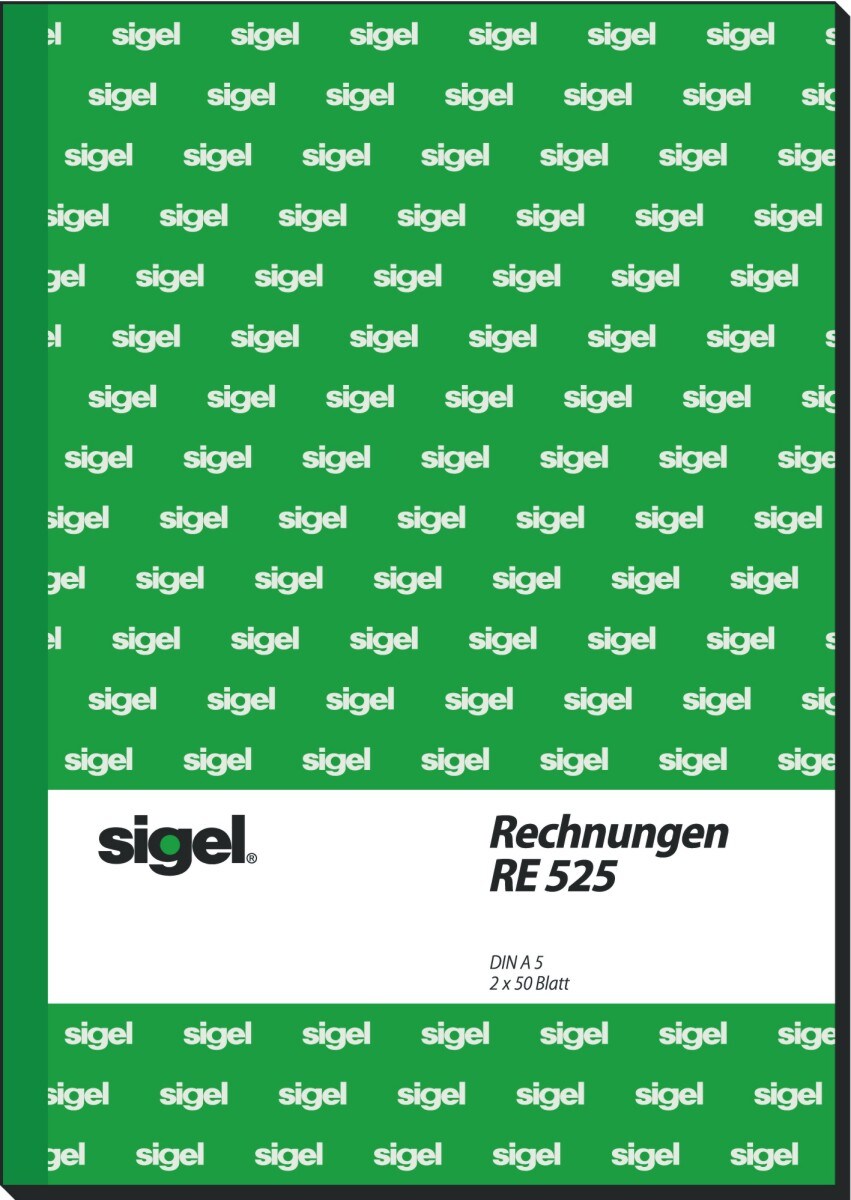 Sigel Formularbuch Rechnung A5 hoch VE=2x50 Blatt Image