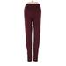 OFFLINE by Aerie Leggings: Burgundy Solid Bottoms - Women's Size Small