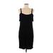 Venus Casual Dress - Slip dress: Black Solid Dresses - Women's Size Medium