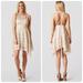 Free People Dresses | New! Free People Ivory Lace Just Like Honey Flowy Handkerchief Hem Dress | Color: Cream/White | Size: 10