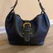 Dooney & Bourke Bags | Dooney & Bourke Marchesa Black Soft Pebbled Leather Gathered Shoulder Bag | Color: Black | Size: Os