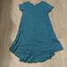 Lularoe Dresses | Lularoe Carly Dress In Microstripe | Color: Gray/Green | Size: Xxs