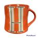 Anthropologie Dining | Anthropologie Hand Painted Orange Monogram Letter H Ceramic Coffee Mug Cup | Color: Orange/White | Size: Os