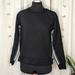 Athleta Tops | Athleta Black Crew Neck Sweatshirt Size Medium | Color: Black/White | Size: M