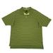 Adidas Shirts | Adidas Golf Polo Shirt Mens Xl Extra Large Gecko Green Striped Cotton Blend | Color: Green | Size: Xl