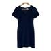 J. Crew Dresses | J Crew Navy Blue Cap Sleeve Sheath Dress Knee Length V Neck Size 4 Nwot | Color: Blue | Size: 4