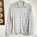 Zara Shirts | 3/$30 Zara Plaid Flannel Button Up Shirt | Color: Gray/White | Size: S