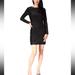 Michael Kors Dresses | Michael Michael Kors Womens Black Long Sleeve Above The Knee Sheath Dress P/S | Color: Black | Size: Sp