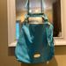 Michael Kors Bags | Michael Kors Bedford Peacock Blue Hobo Leather Shoulder/Crossbody | Color: Blue/Gold | Size: Os