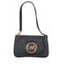 Michael Kors Bags | Michael Kors Mk Fulton Pebble Leather Wallet Wristlet Small Logo Solid Black | Color: Black | Size: Os