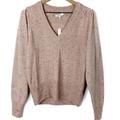 Madewell Sweaters | Madewell Donegal Westgate V-Neck Xxl Pink Sweater | Color: Pink | Size: Xxl