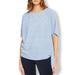 Michael Kors Tops | Michael Michael Kors Striped Side Tie Blouse | Color: Blue/White | Size: S