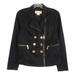 Michael Kors Jackets & Coats | Michael Kors Black Asymmetric Zip Cotton Blend Moto Jacket Women’s Size 6p | Color: Black | Size: 6p