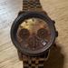 Michael Kors Accessories | Michael Kors Ritz Chronograph Brown Women’s Watch For Sale | Color: Brown | Size: 6.25”