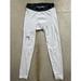 Under Armour Underwear & Socks | Men’s Under Armour Leggings - Large | Color: White | Size: L