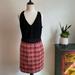 Anthropologie Dresses | * Nwt Anthropologie Nell Couture Tweed Mixed Media Crepe Pink Plaid Dress Sz 10 | Color: Black/Pink | Size: 10