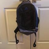 Adidas Other | Adidas Youth Black With Blue Backpack. Elementary Or Preschool Perfect! Like New | Color: Black | Size: Osb