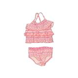 Carter's Two Piece Swimsuit: Pink Fair Isle Sporting & Activewear - Size 6 Month