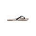 Just Fab Sandals: Black Solid Shoes - Women's Size 6 - Open Toe