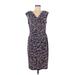 Black Label by Evan Picone Casual Dress - Sheath: Purple Dresses - Women's Size 8