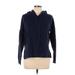Gap Pullover Hoodie: Blue Print Tops - Women's Size Large