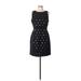 Elle Casual Dress - Sheath High Neck Sleeveless: Black Dresses - New - Women's Size 10