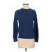 Polo by Ralph Lauren Pullover Sweater: Blue Color Block Tops - Women's Size X-Small