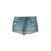 Old Navy Denim Shorts: Blue Solid Bottoms - Women's Size 12 - Sandwash